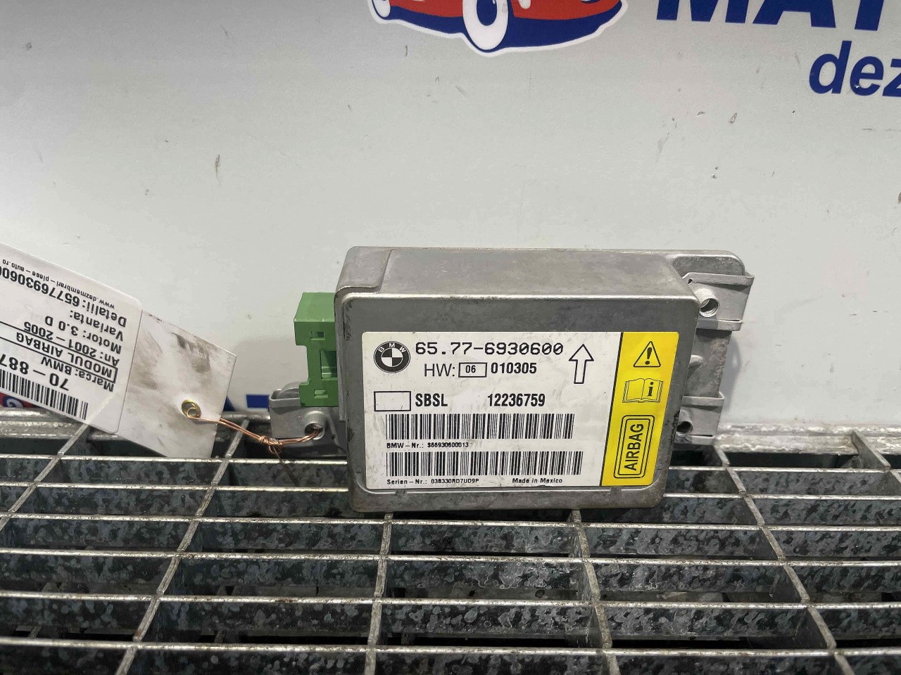 MODUL AIRBAG BMW SERIA 7 E 65 3.0 D - (2001 2005)