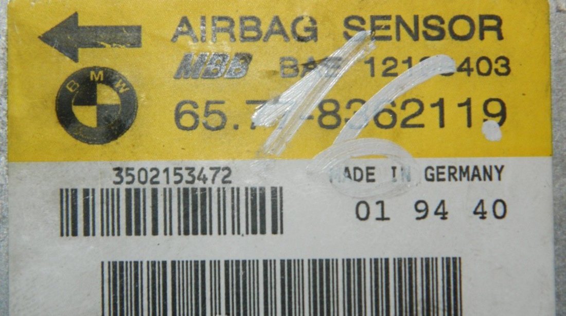 Modul airbag BMW Seria 8 E31 cod: 6577 8362119 model 1995