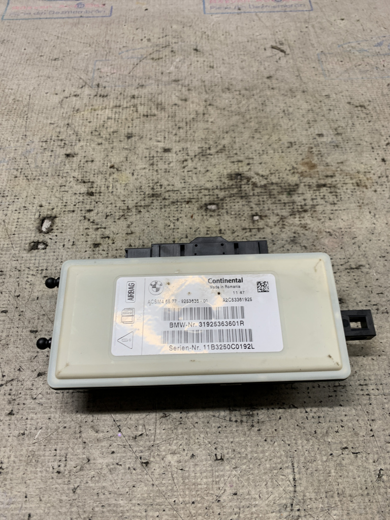 Modul airbag BMW X3 F25 2.0 Motorina 2015, 925363601