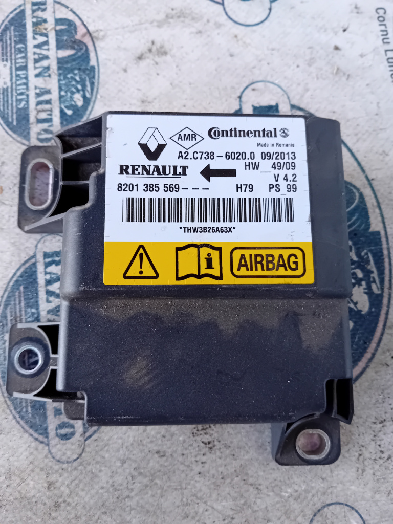 Modul airbag Dacia Duster 2013, 8201385569