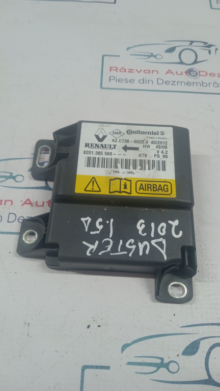 Modul airbag Dacia Duster 2013, 8201385569