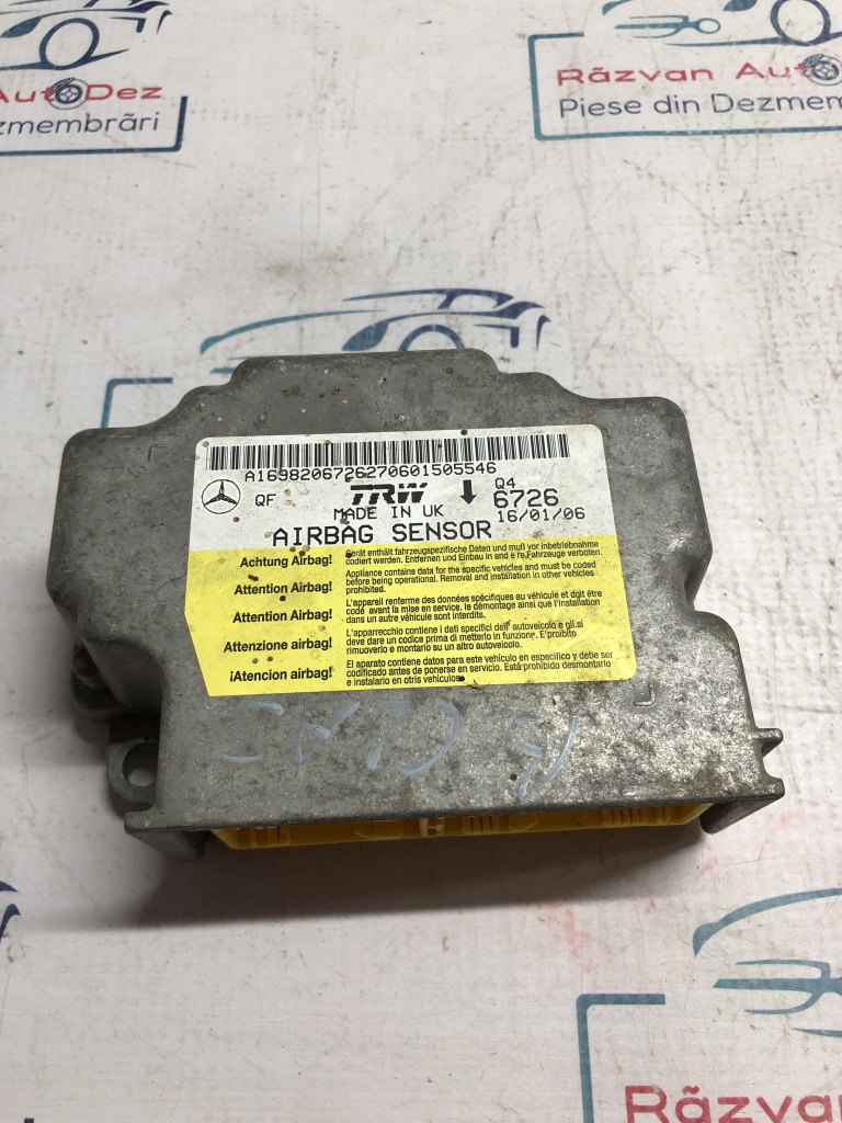 Modul airbag Mercedes B-Class 2006, A1698206726270601505546