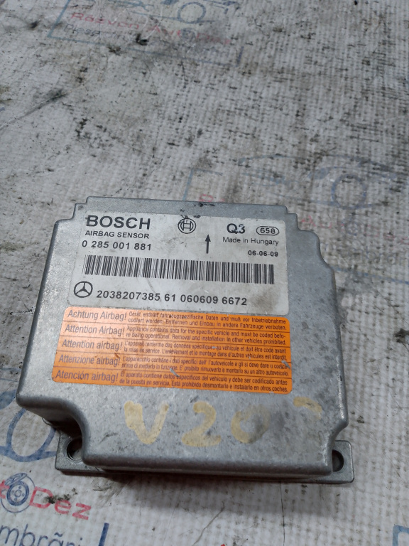 Modul airbag Mercedes C-Class W203 2006, 0285001881