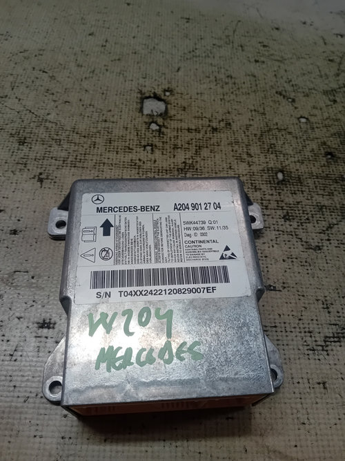 Modul airbag Mercedes C-Class W204 2012, A2049012704