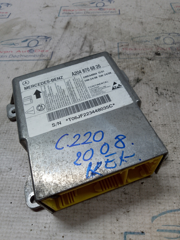 Modul airbag Mercedes C220 2008, A2048706826