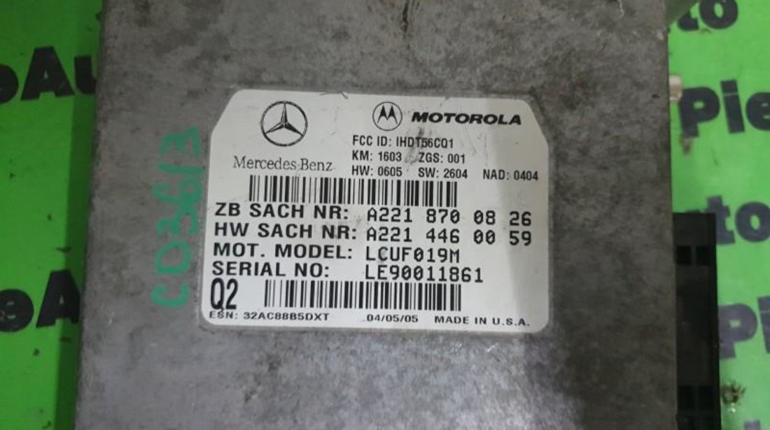 Modul airbag Mercedes E-Class (2002->) [W211] a2218700826