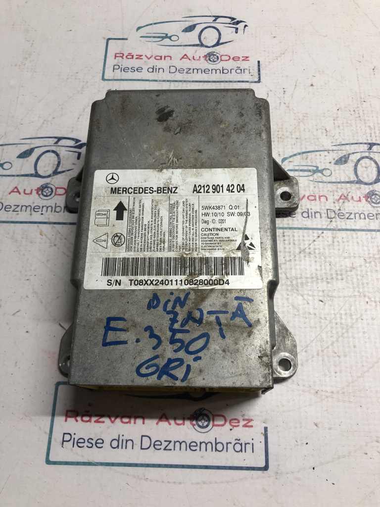 Modul airbag Mercedes E-Class W212 2010, A2129014204