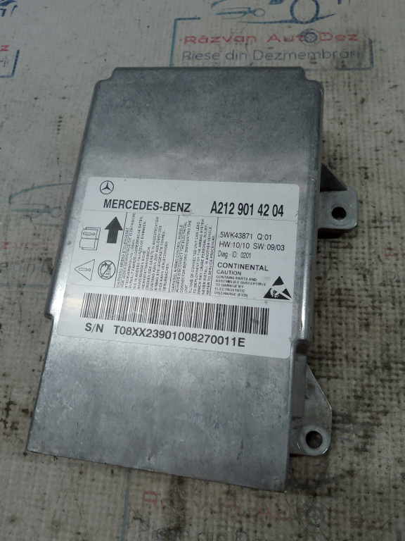 Modul airbag Mercedes E-Class W212 2010, A2129014204