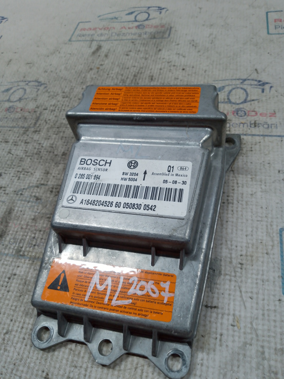 Modul airbag Mercedes ML 2007, A1648204526