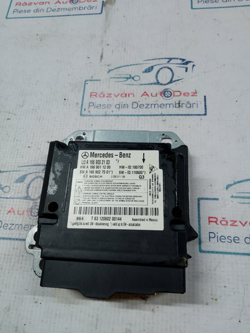 Modul airbag Mercedes ML 2014, A1669002103 / A1669011200