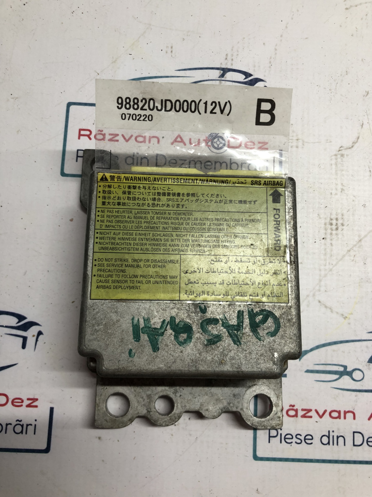 Modul airbag Nissan Qashqai 2007, 98820JD000