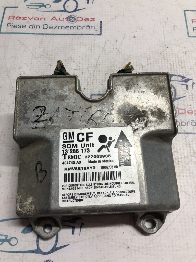 Modul airbag Opel Zafira 2008, 327963935