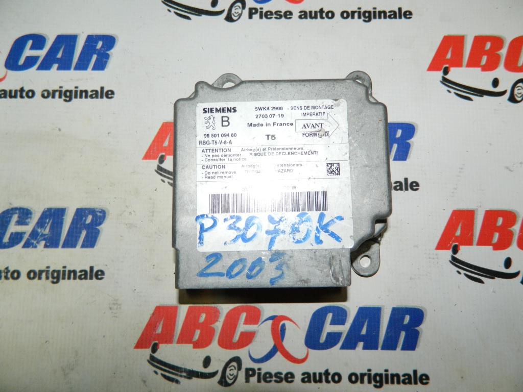 Modul Airbag Peugeot 307 cod: 9650109480 model 2003