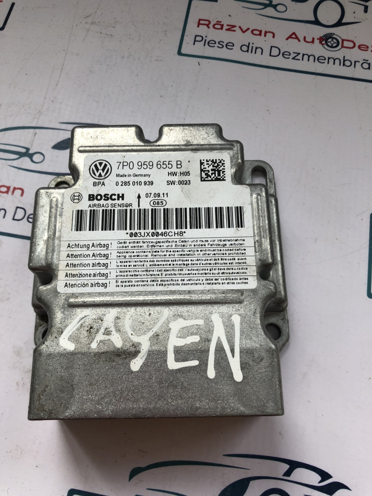 Modul airbag Porsche Cayenne 2013, 7P0959655B