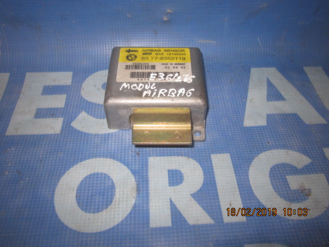 Modul airbag portiere BMW E36ti; 6577-8362119