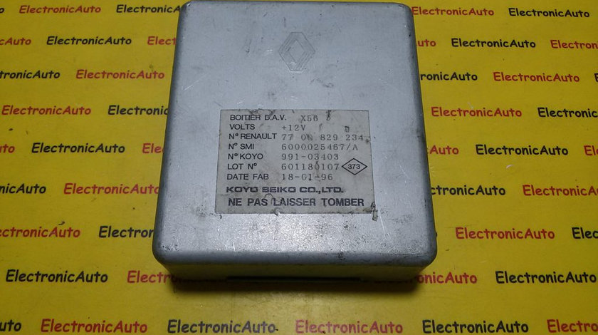 Modul Airbag Renault Laguna 7700829234, 601180107