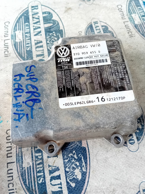 Modul airbag Skoda Superb 2, 3T0959655D