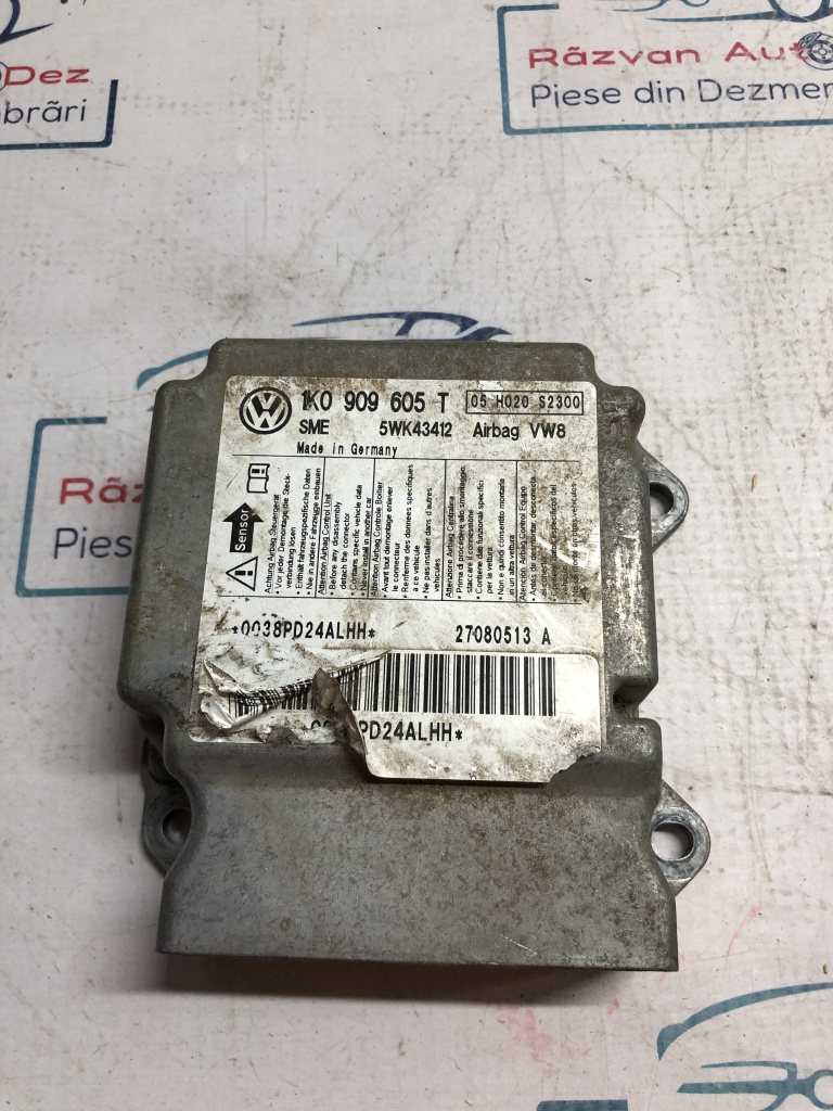 Modul airbag Volkswagen Golf 5 2007, 1K0909605T