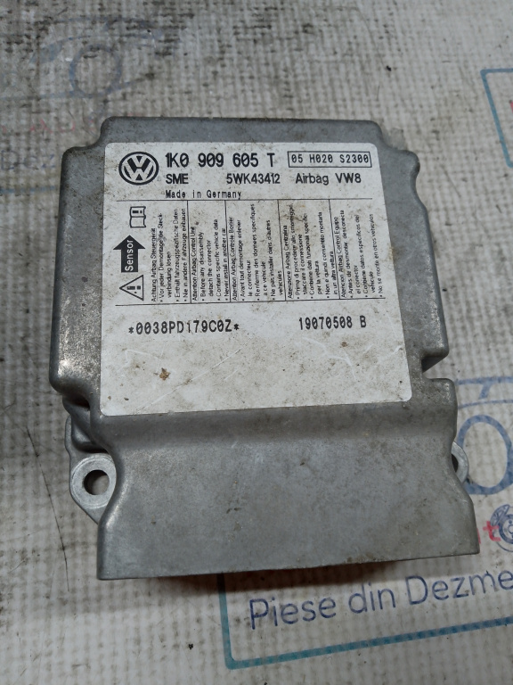 Modul airbag Volkswagen Golf 5 2008, 1K0909605T