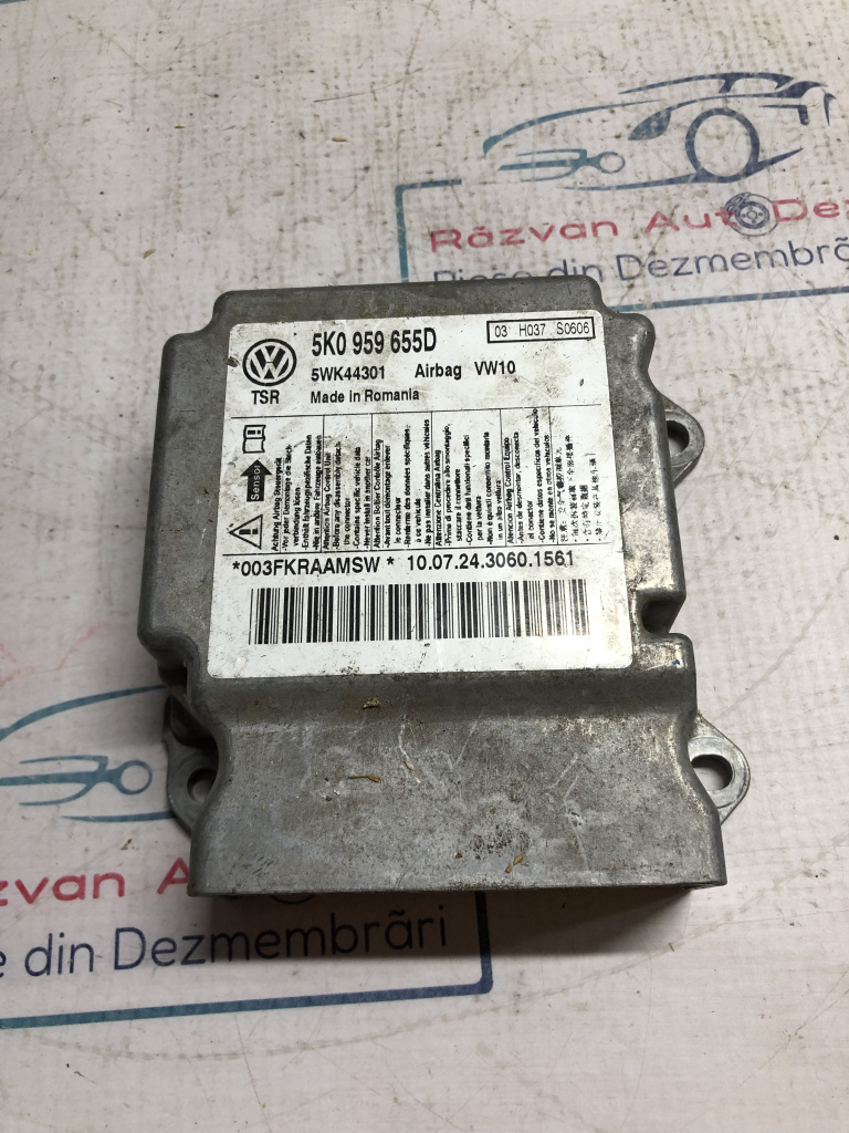 Modul airbag Volkswagen Golf 6 2010, 5K0959655D