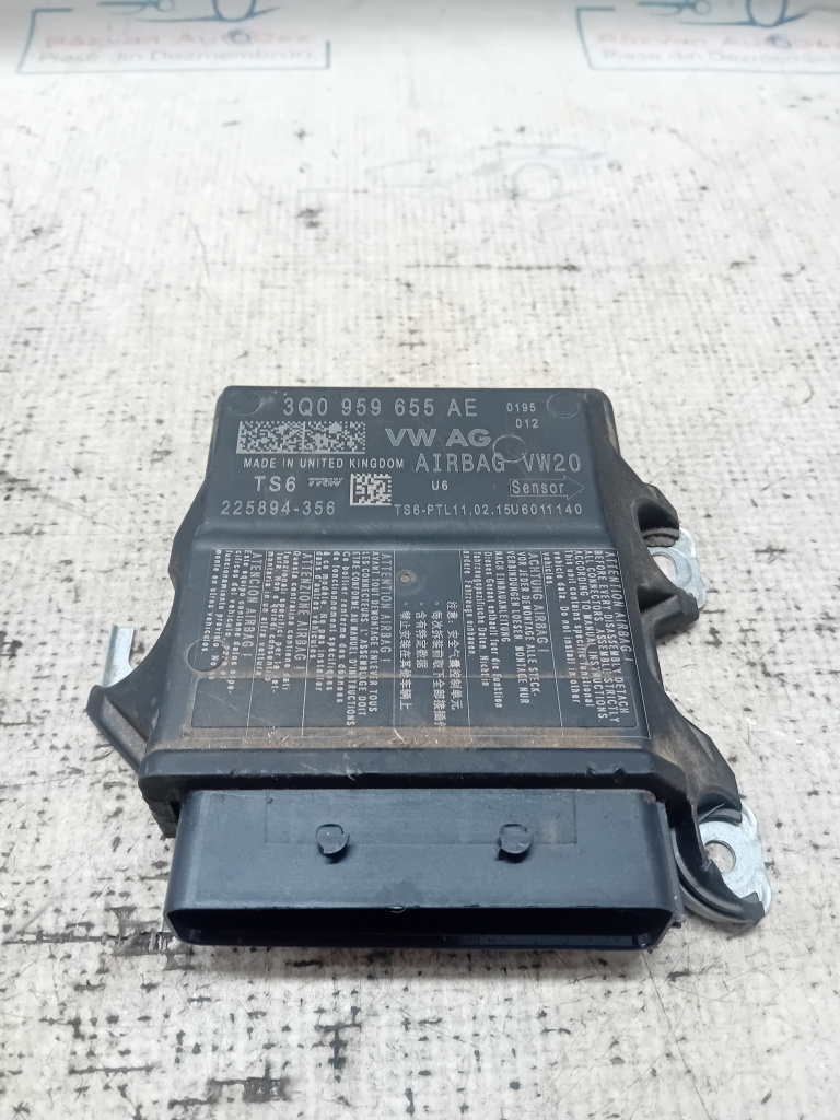 Modul airbag Volkswagen Passat B8 2015, 3Q0959655AE