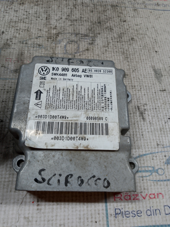 Modul airbag Volkswagen Scirocco 2012, 1K0909605AE