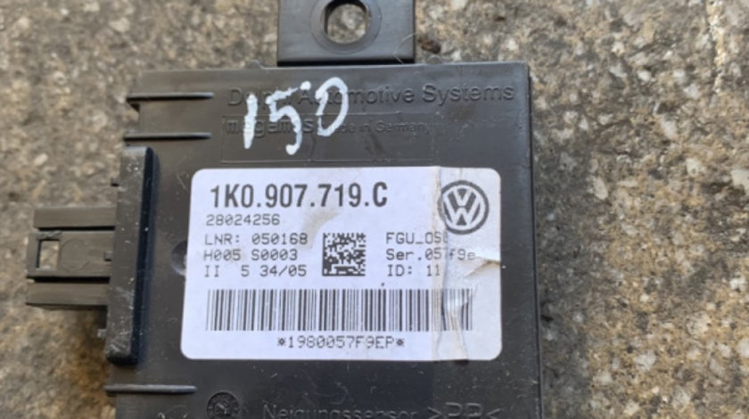 Modul alarma 1K0907719C Volkswagen Jetta 5 [2005 - 2011] Sedan 4-usi 2.0 TDI MT (140 hp) (1K2)