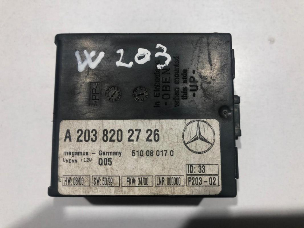 Modul alarma a2038202726 Mercedes-Benz C-Class W203 [2000 - 2004]