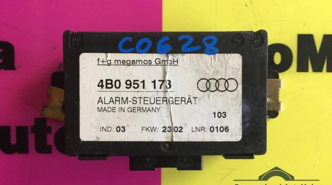 Modul alarma Audi A3 (1996-2003) [8L1] 4B0951173