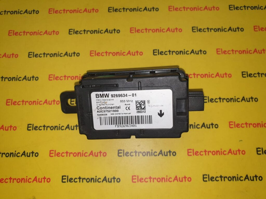 Modul Alarma BMW serie 1 3, 9269634-01, 5WK50228