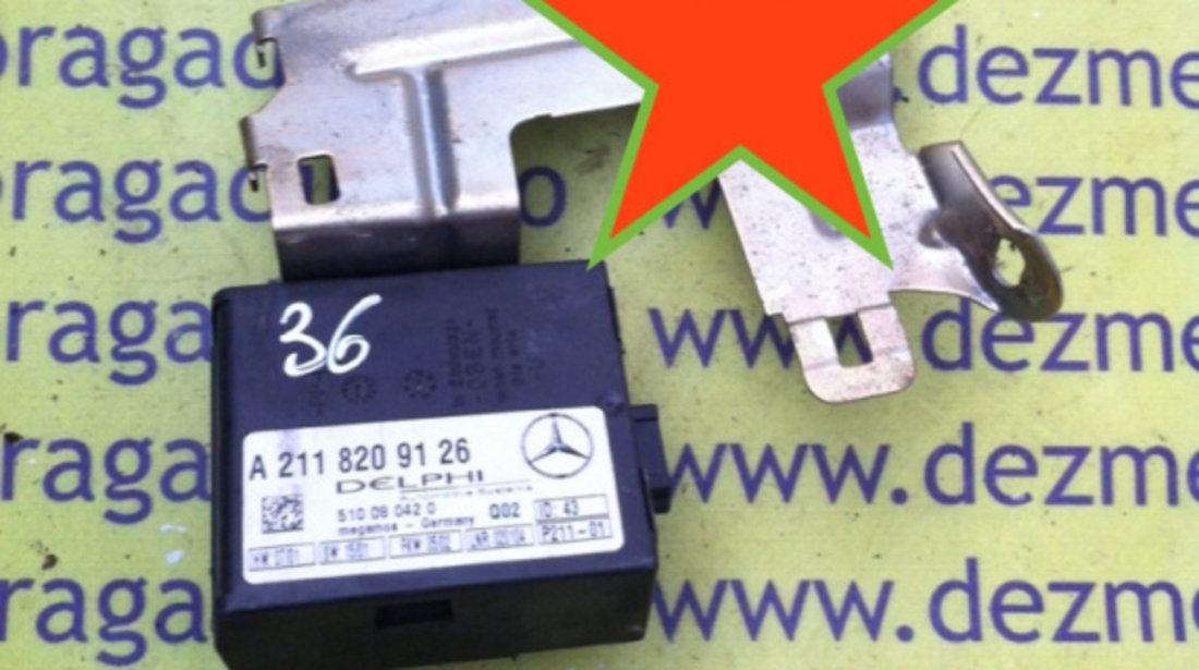 Modul alarma Mercedes-Benz C-Class W203/S203/CL203 [2000 - 2004] Coupe 3-usi C 200 Kompressor AT (163 hp) (CL203)