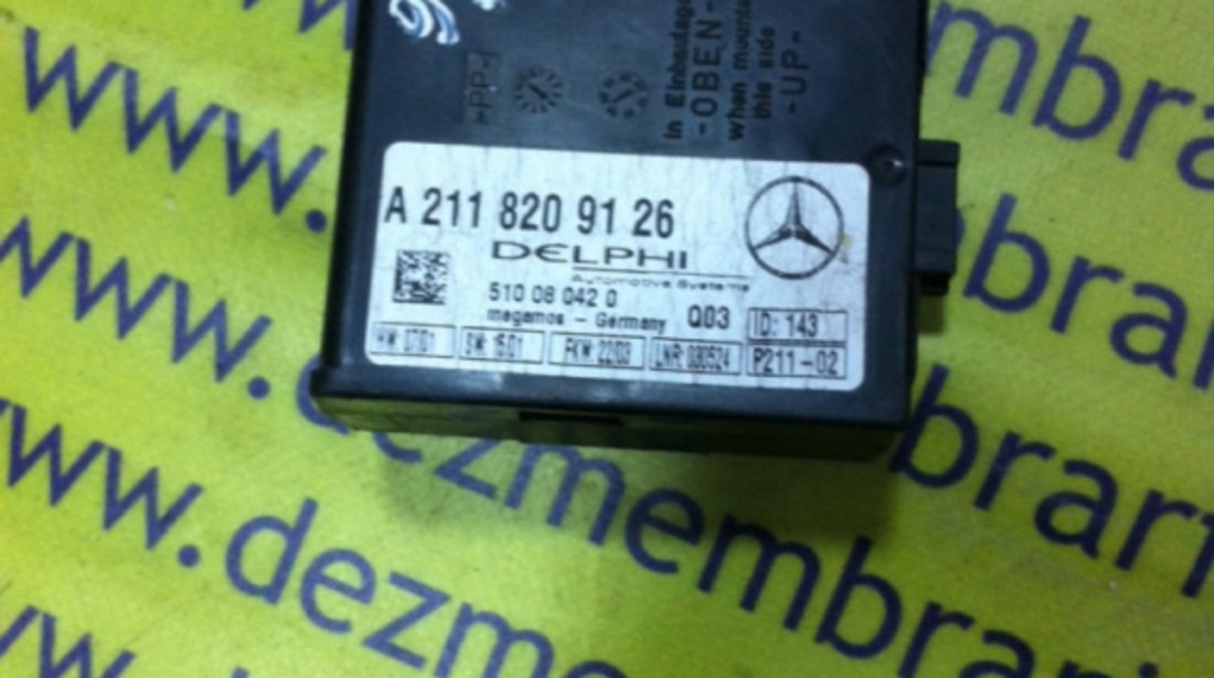 Modul alarma Mercedes-Benz C-Class W203/S203/CL203 [facelift] [2004 - 2007] wagon 5-usi C220 CDI AT (150 hp) T-Model (S203)