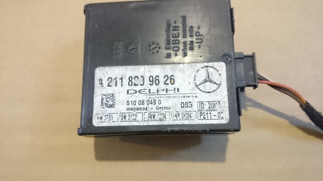 Modul alarma Mercedes W211 E-Class (2002-2009) cod A2118209626