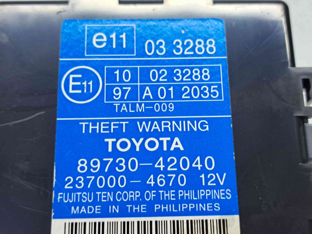 Modul alarma Toyota Rav 4 III (ACA3, ACE, ALA3, GSA3, ZSA3) [Fabr 2005-2013] 89730-42040