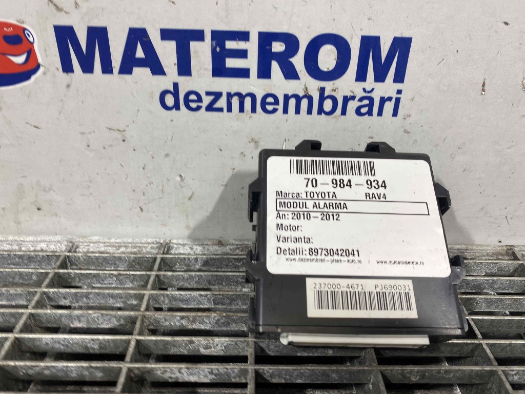 MODUL ALARMA TOYOTA RAV4 - - (2010 2012)