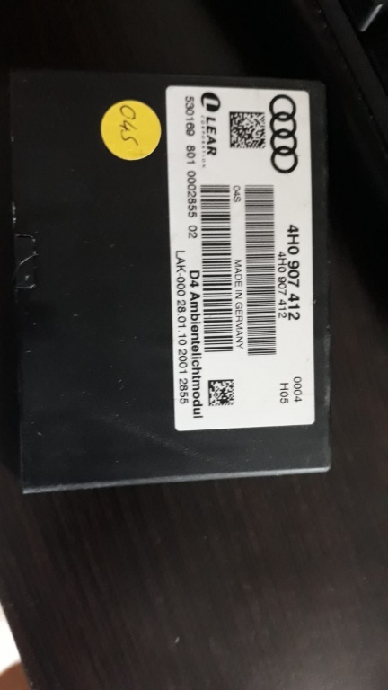 Modul ambient lumini original Audi A8 / S8 4H cod: 4H0907412