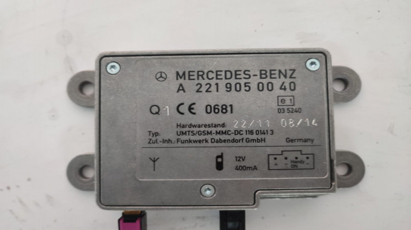 Modul amplificator antena a2219050040 a 221905 00 40 Mercedes-Benz GLE (W166) [2016 - 2019]