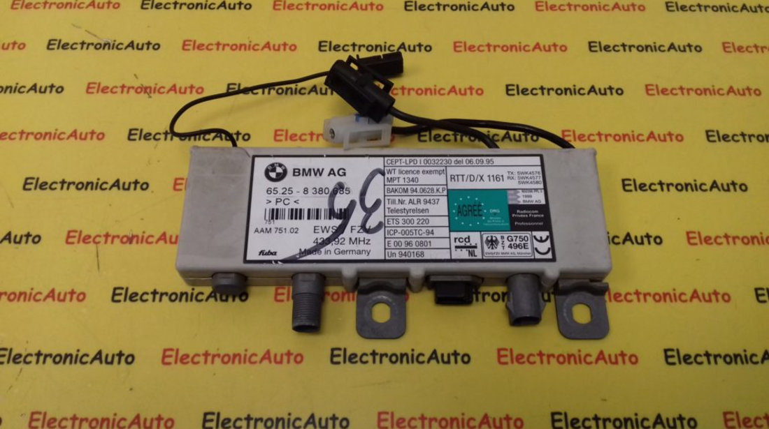 Modul Amplificator Antena BMW E39, 65258380685