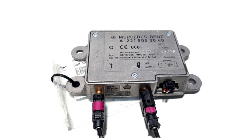 Modul antena, cod A2219050040, Mercedes Clasa C T-Model (S204) (id:509593)
