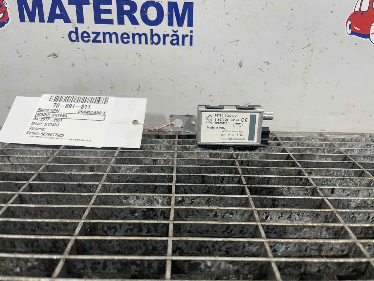 MODUL ANTENA OPEL GRANDLAND X GRANDLAND X D12XHT - (2017 2021)