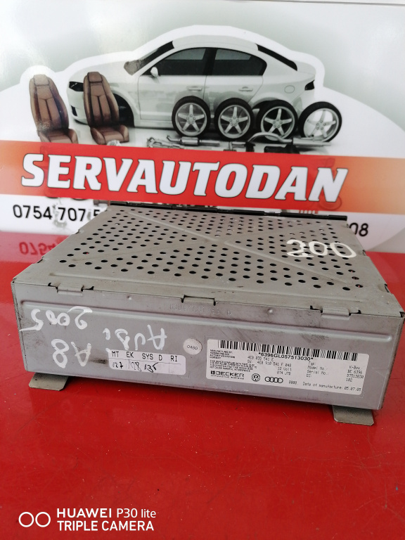 Modul audio Audi A8 (2002-2009) [4E] D3 3.0 Motorina 2005, 4E0035541E