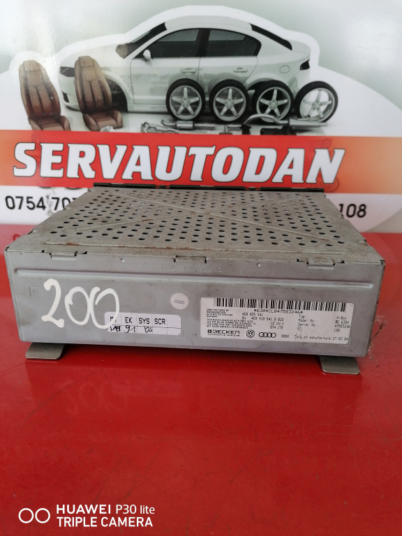 Modul audio Audi A8 (2002-2009) [4E] D3 3.0 Motorina 2006, 4E0035541