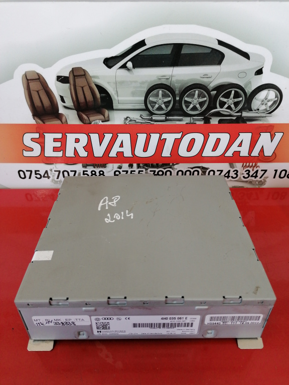 Modul audio Audi A8 (2009-2017) [4H] D4 3.0 Motorina 2014, 4H0035061E