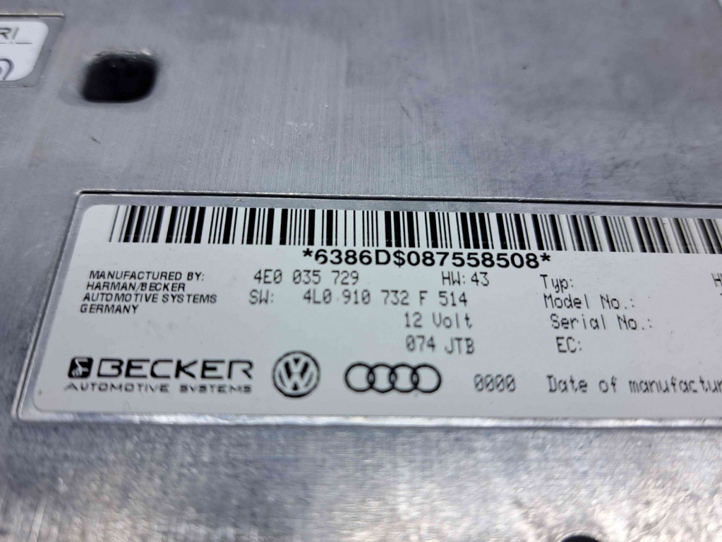 Modul audio Audi Q7 (4LB) [ Fabr 2006-2014] 4E0035729 4L0910732F