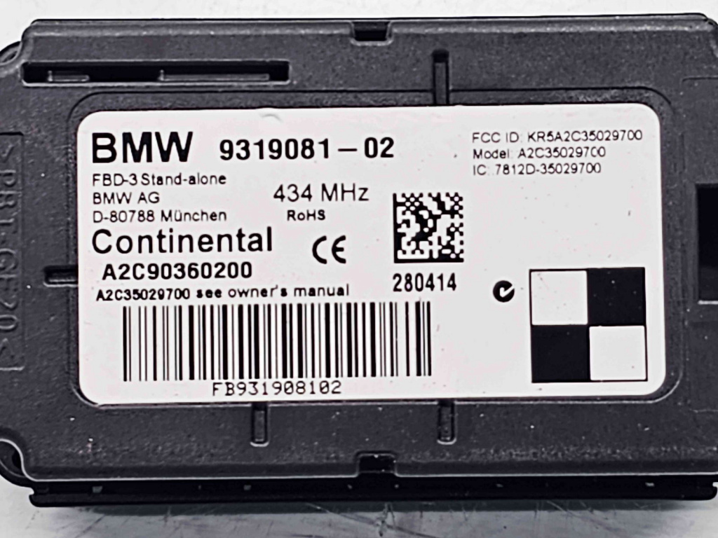 Modul audio Bmw 1 (F20) [Fabr 2011-2017] 9319081
