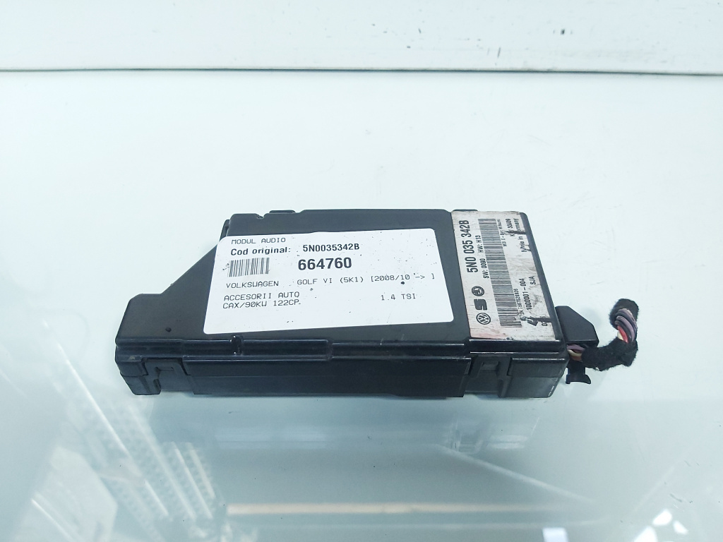 Modul audio, cod 5N0035342B, Vw Golf 6 (5K1) (id:664760)
