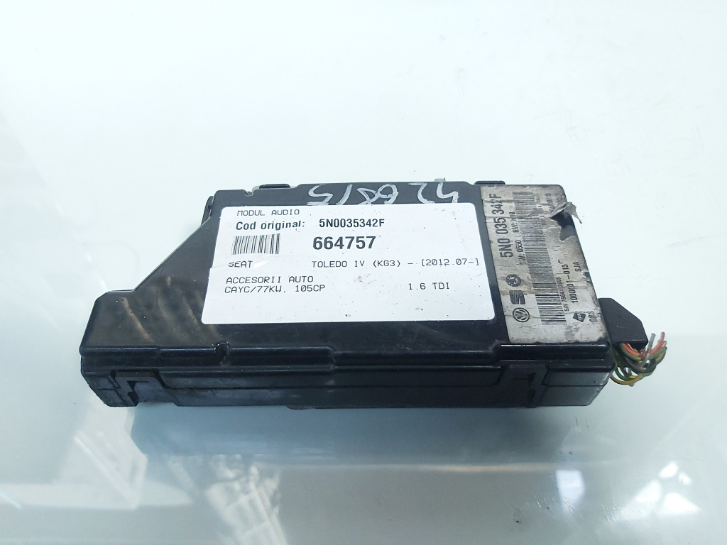 Modul audio, cod 5N0035342F, Seat Toledo 4 (KG3) (id:664757)