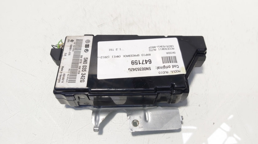 Modul audio, cod 5N0035342G, Skoda Rapid Spaceback (NH1) (id:647159)