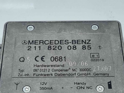Modul audio Mercedes Clasa E (W211) [Fabr 2002-2009] 2118200885