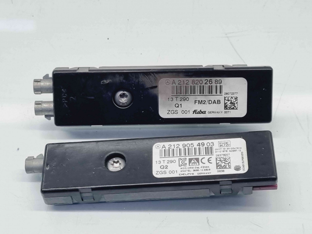 Modul audio Mercedes Clasa E (W212) Facelift [Fabr 2009-2016] A2129054903 A2128202689